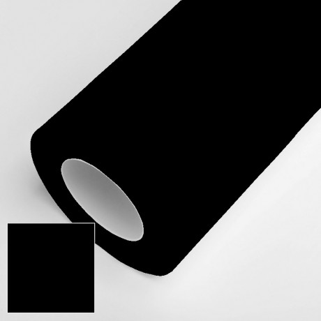 Vinyle adhésif mat noir intense - Décoration - Signalétique